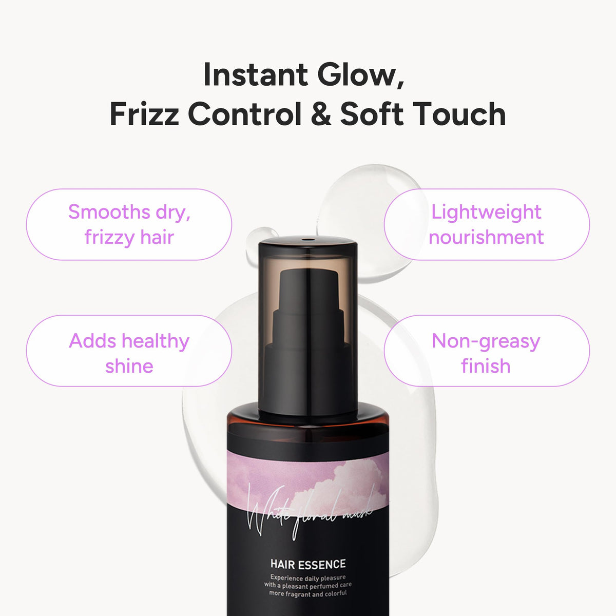BANANAL Hair Perfume Oil & Serum back view with ingredient details