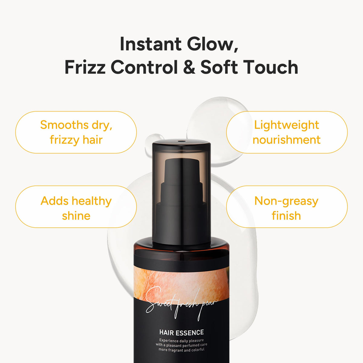 BANANAL Hair Perfume Oil & Serum back view with ingredient list