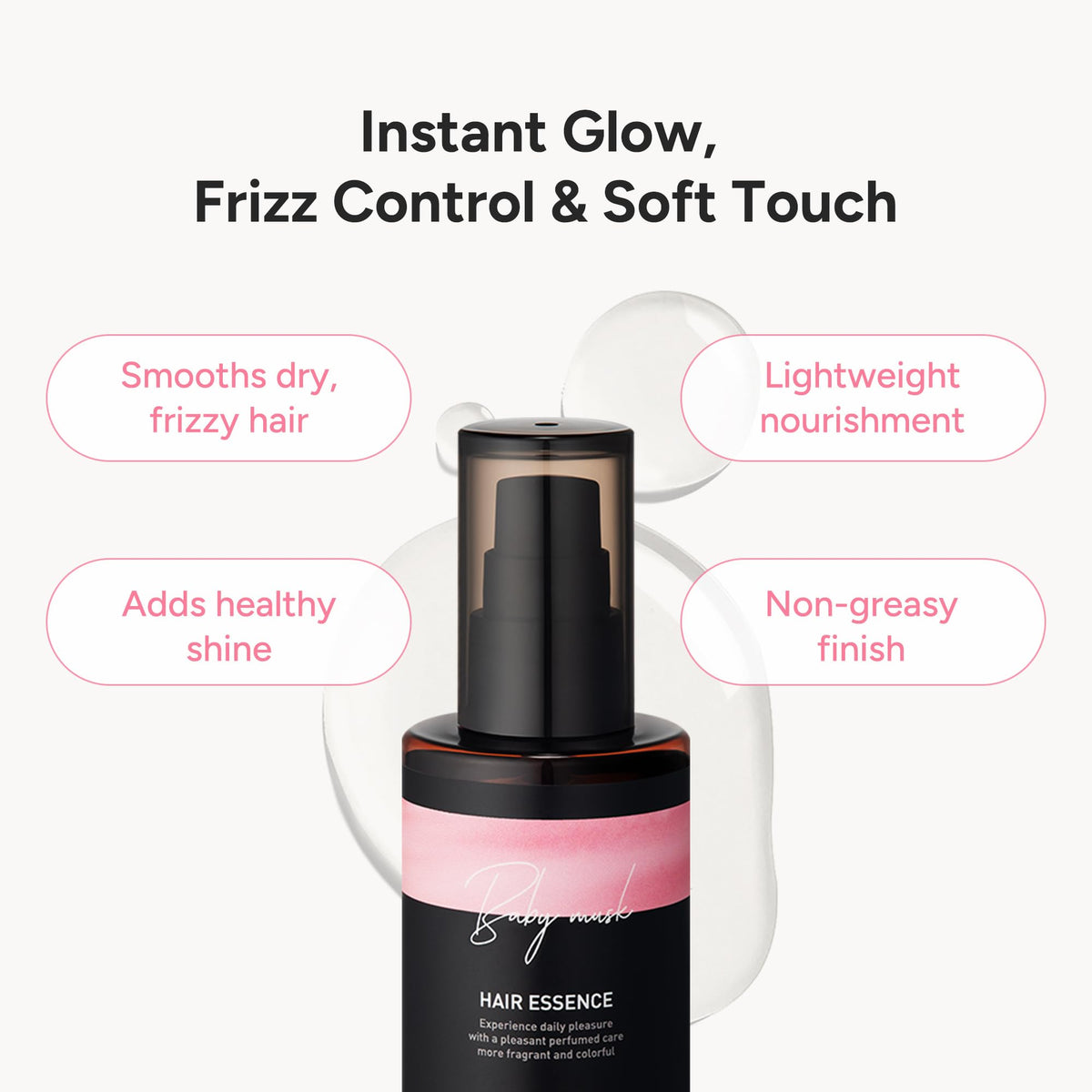 BANANAL Hair Perfume Oil & Serum bottle with cap