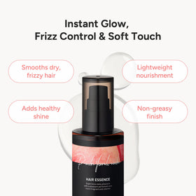 BANANAL Hair Perfume Oil & Serum bottle with peach floral musk scent