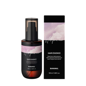 BANANAL Hair Perfume Oil & Serum in hand with glossy hair