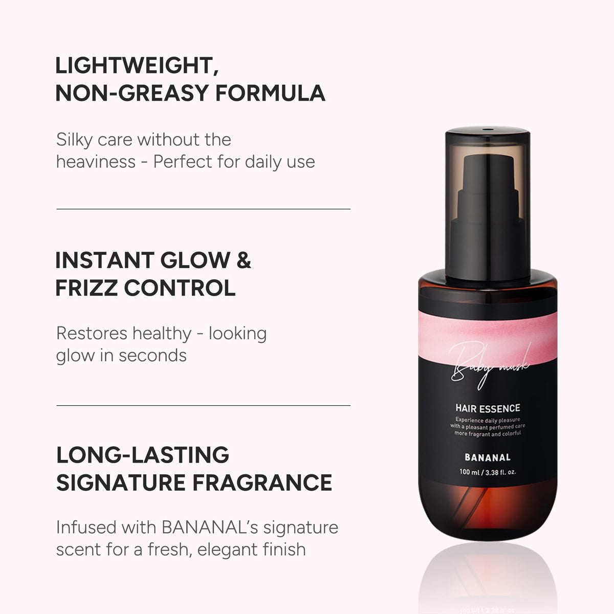 BANANAL Hair Perfume Oil & Serum on a vanity