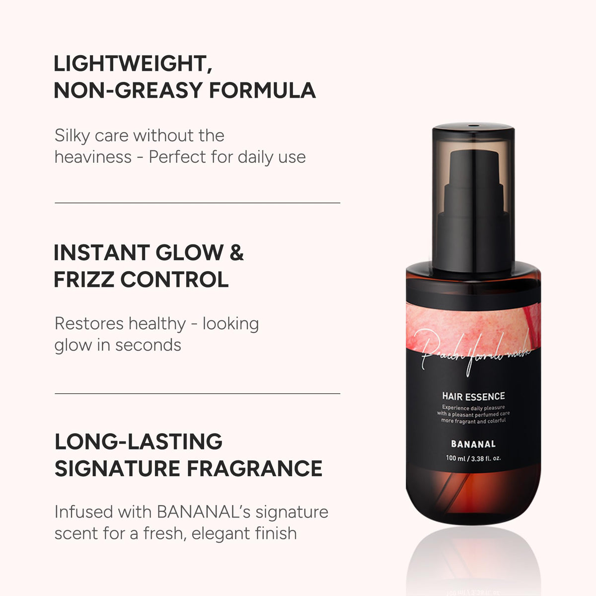 BANANAL Hair Perfume Oil & Serum with Moroccan Argan Oil label