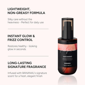 BANANAL Hair Perfume Oil & Serum with Moroccan Argan Oil label