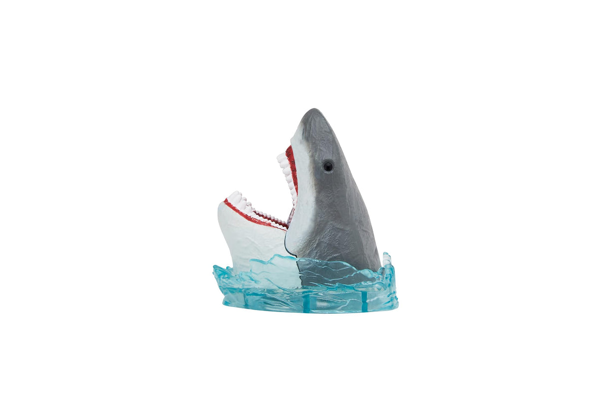 BANDAI Bikkura Egg Jaws mascot emerging from bath