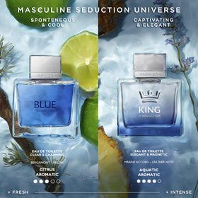 BANDERAS Blue Seduction Eau de Toilette Spray lifestyle scene