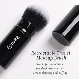 Banidy Kabuki Brush in stylish travel bag