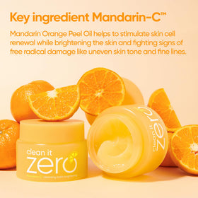 BANILA CO Clean it Zero Balm in use on skin