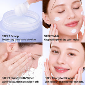 BANILA CO Clean it Zero Calming Cleansing Balm in use