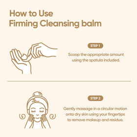 BANILA CO Clean it Zero Firming Cleansing Balm on a bathroom counter