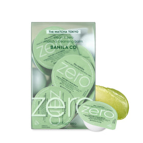 BANILA CO Clean It Zero Matcha Cleansing Balm Travel Kit packaging front view