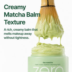 BANILA CO Clean It Zero Matcha Cleansing Balm Travel Kit with skincare products