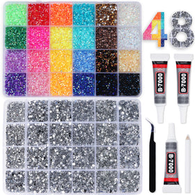 BAOYAALIN Rhinestones Bedazzling Kit with multicolour 3mm gems