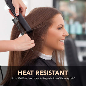 Bardeau Essentials Tail Comb showing carbon fiber texture