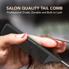 Bardeau Essentials Tail Comb with stainless steel pintail
