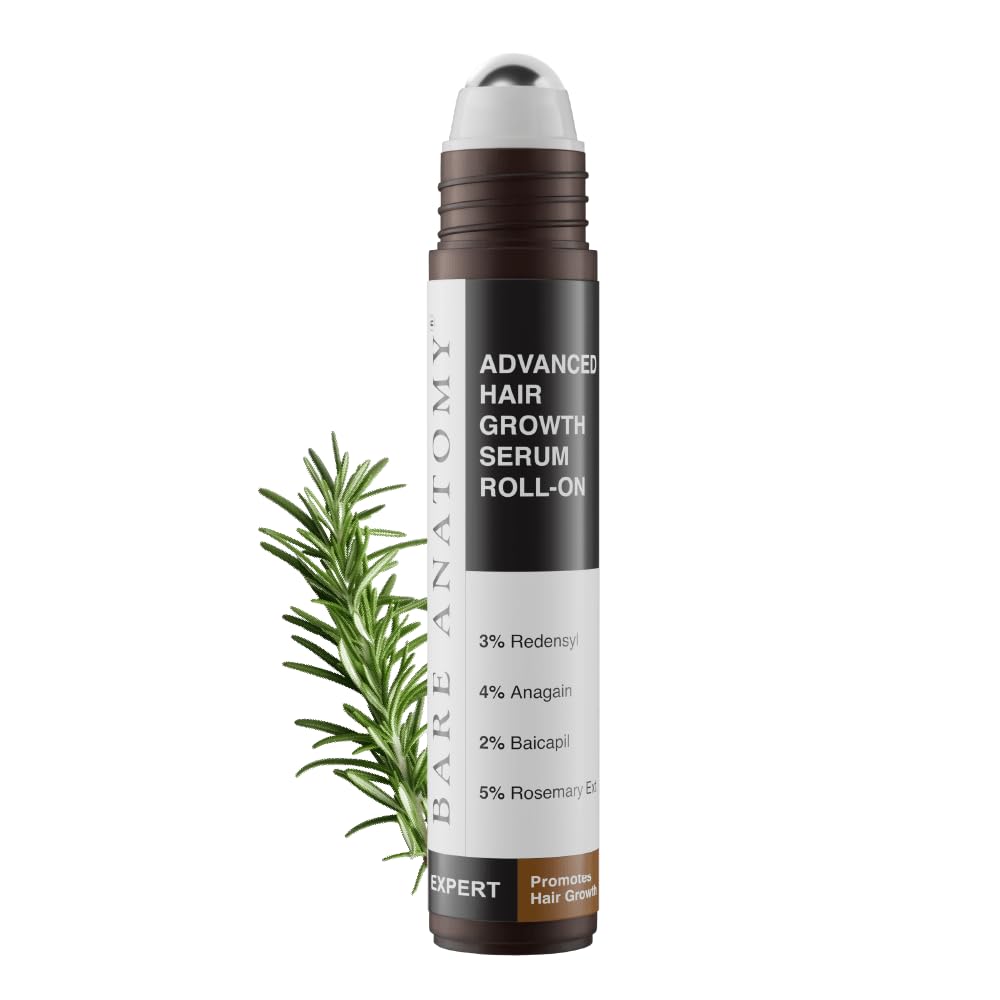 Bare Anatomy Advanced Hair Growth Serum Roll-On 25ml front view