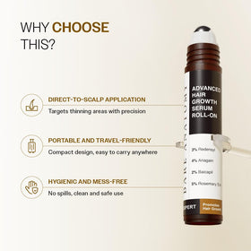 Bare Anatomy Advanced Hair Growth Serum Roll-On ingredients list