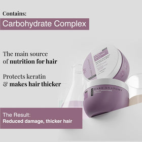Bare Anatomy Ultra Smoothing Hair Mask application on hair