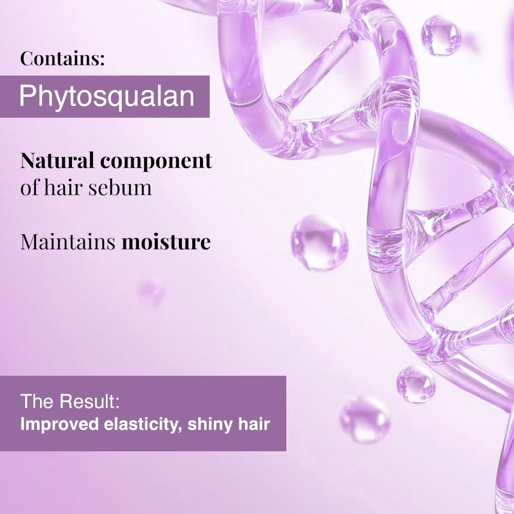 Bare Anatomy Ultra Smoothing Hair Serum with ingredients displayed