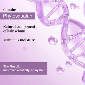 Bare Anatomy Ultra Smoothing Hair Serum with ingredients displayed