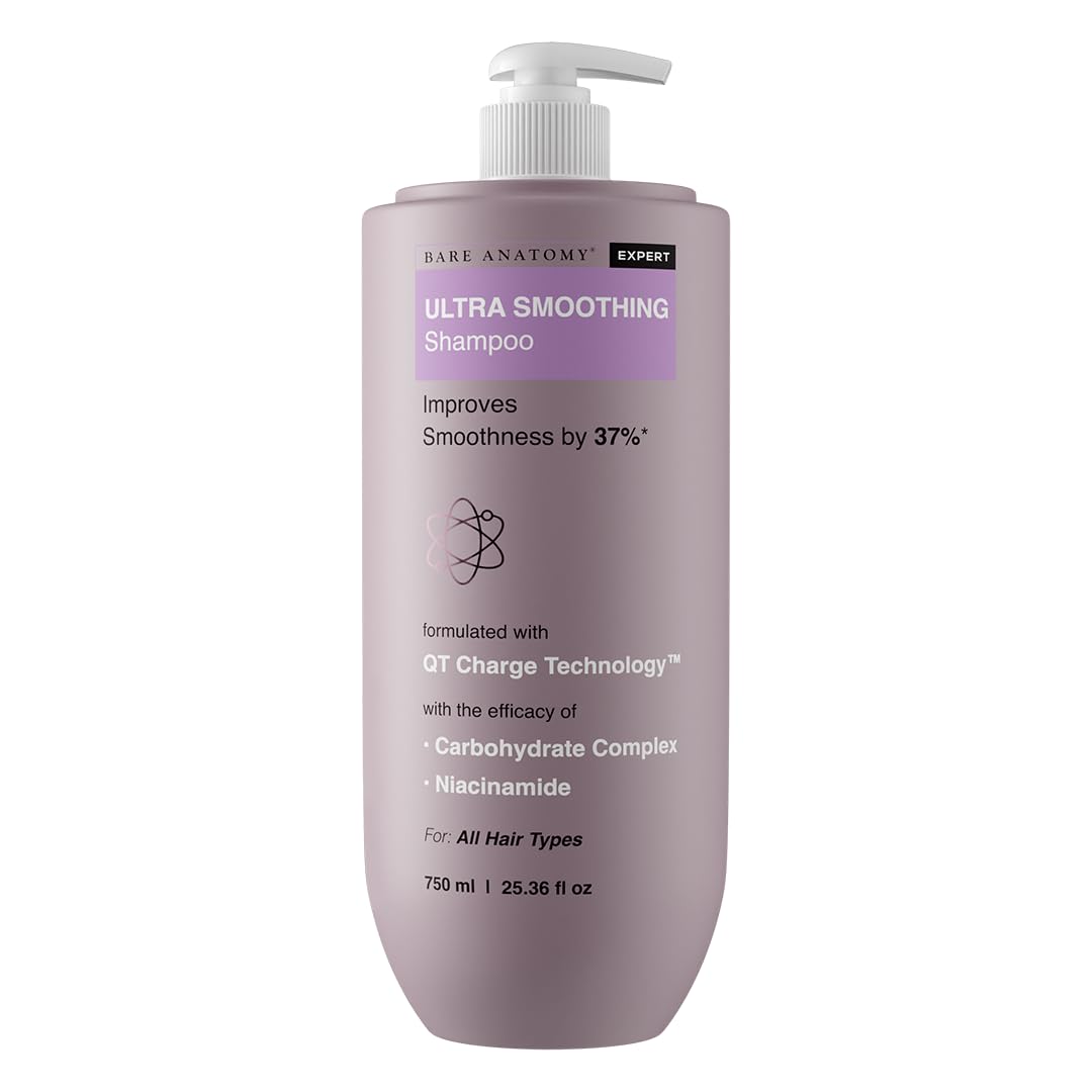 Bare Anatomy Ultra Smoothing Shampoo 750ml front view