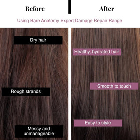 Bare Anatomy Ultra Smoothing Shampoo with ingredients displayed