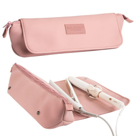BAREFOOT CARIBOU Hair Tools Travel Bag front view in Dune