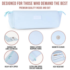 BAREFOOT CARIBOU Hair Tools Travel Bag magnetic closure