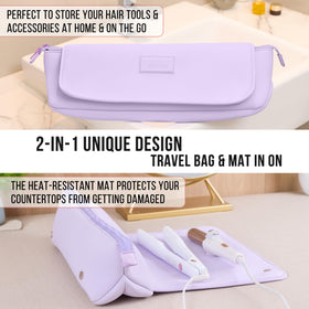 BAREFOOT CARIBOU Hair Tools Travel Bag side view