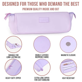 BAREFOOT CARIBOU Hair Tools Travel Bag with magnetic closure