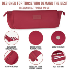 BAREFOOT CARIBOU Travel Bag with elastic band pockets