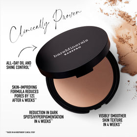 bareMinerals BAREPRO Pressed Powder Foundation Light 25 Cool texture close-up