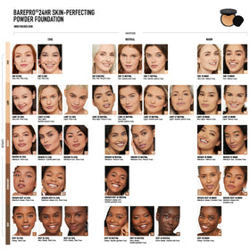 bareMinerals BAREPRO Pressed Powder Foundation Medium 30 Warm on skin