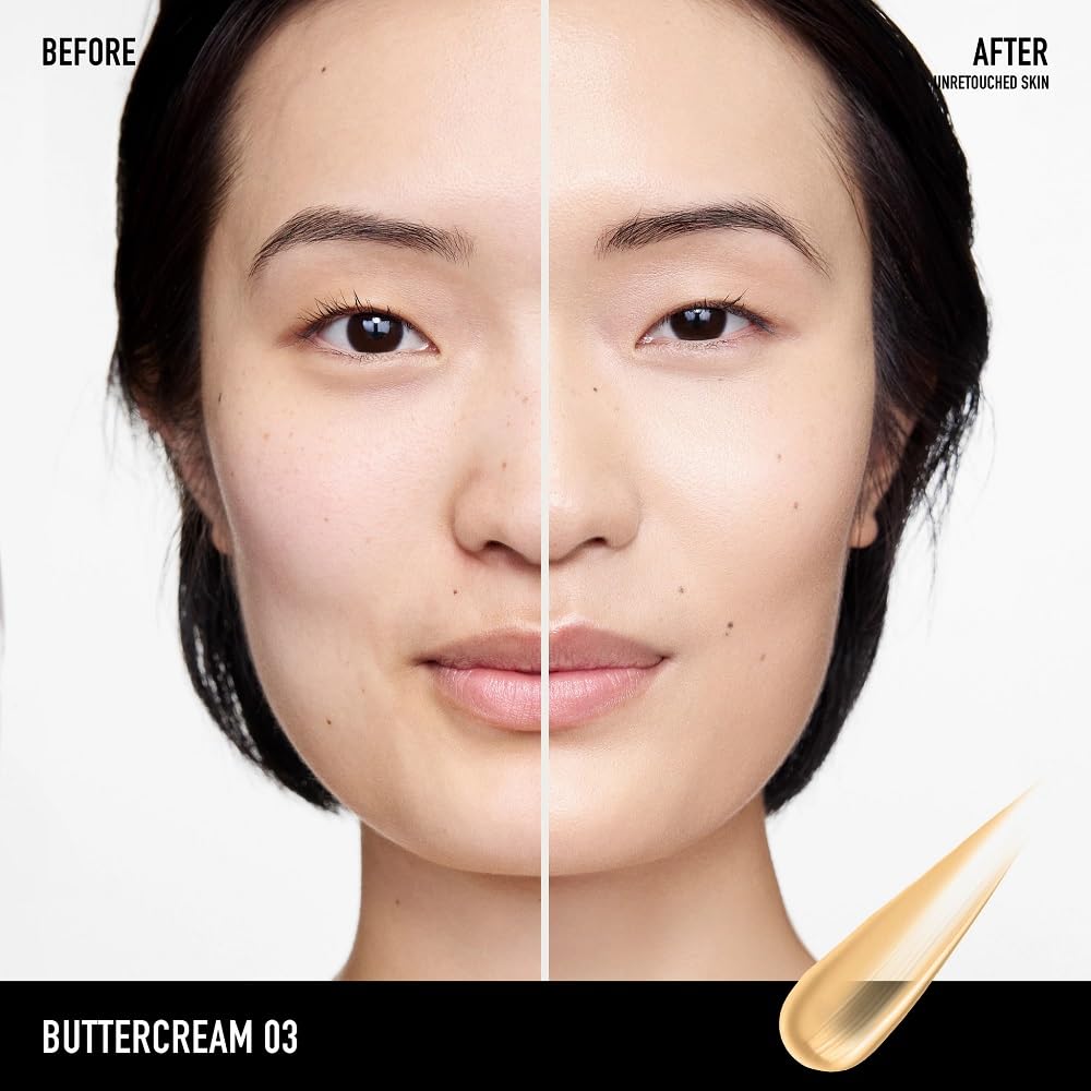 bareMinerals Complexion Rescue Tinted Moisturizer Buttercream 03 texture on skin