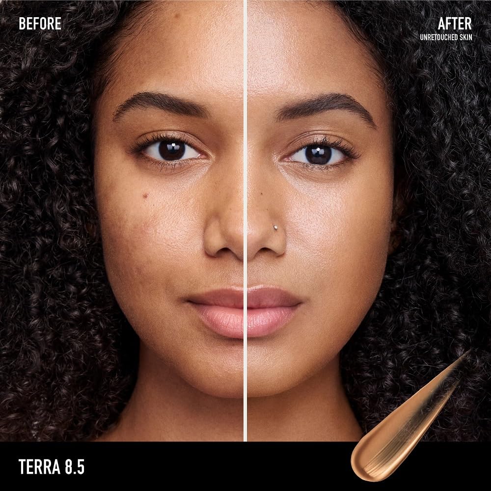 bareMinerals Complexion Rescue Tinted Moisturizer showing texture on skin