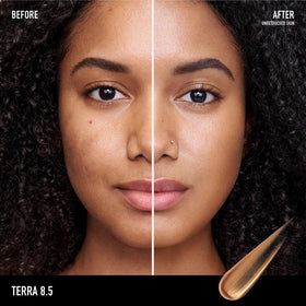 bareMinerals Complexion Rescue Tinted Moisturizer showing texture on skin