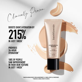 bareMinerals Complexion Rescue Tinted Moisturizer texture on skin
