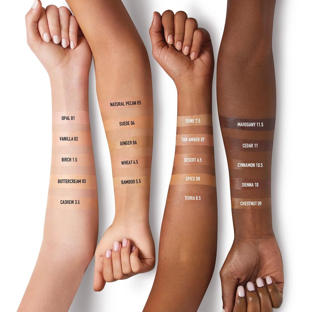 bareMinerals Complexion Rescue Tinted Moisturizer texture swatch on hand