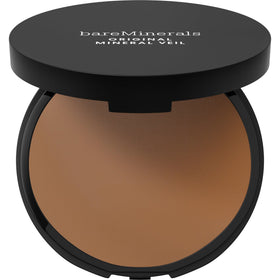 bareMinerals Mineral Veil Pressed Setting Powder front view with packaging