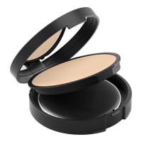 bareMinerals Mineral Veil Pressed Setting Powder on a makeup vanity