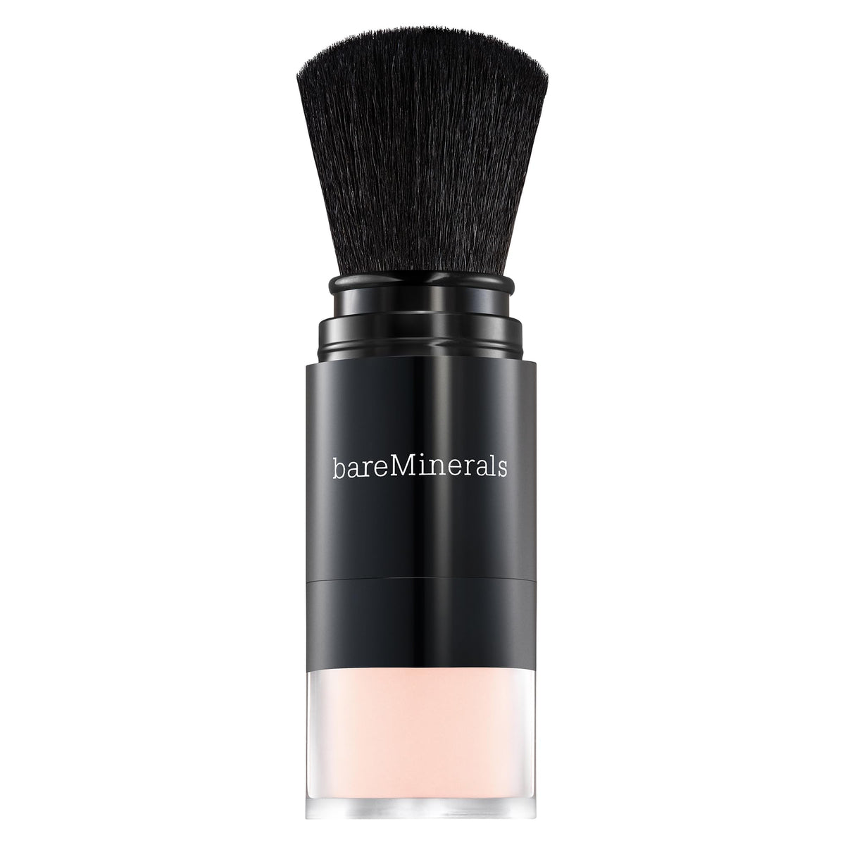 bareMinerals Mineral Veil Translucent Setting Powder front view with brush