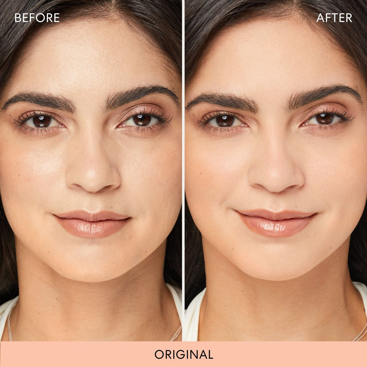 bareMinerals Mineral Veil Translucent Setting Powder on a vanity with makeup accessories