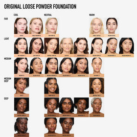 bareMinerals Original Loose Powder Foundation SPF 15 Golden Deep 28 in natural light