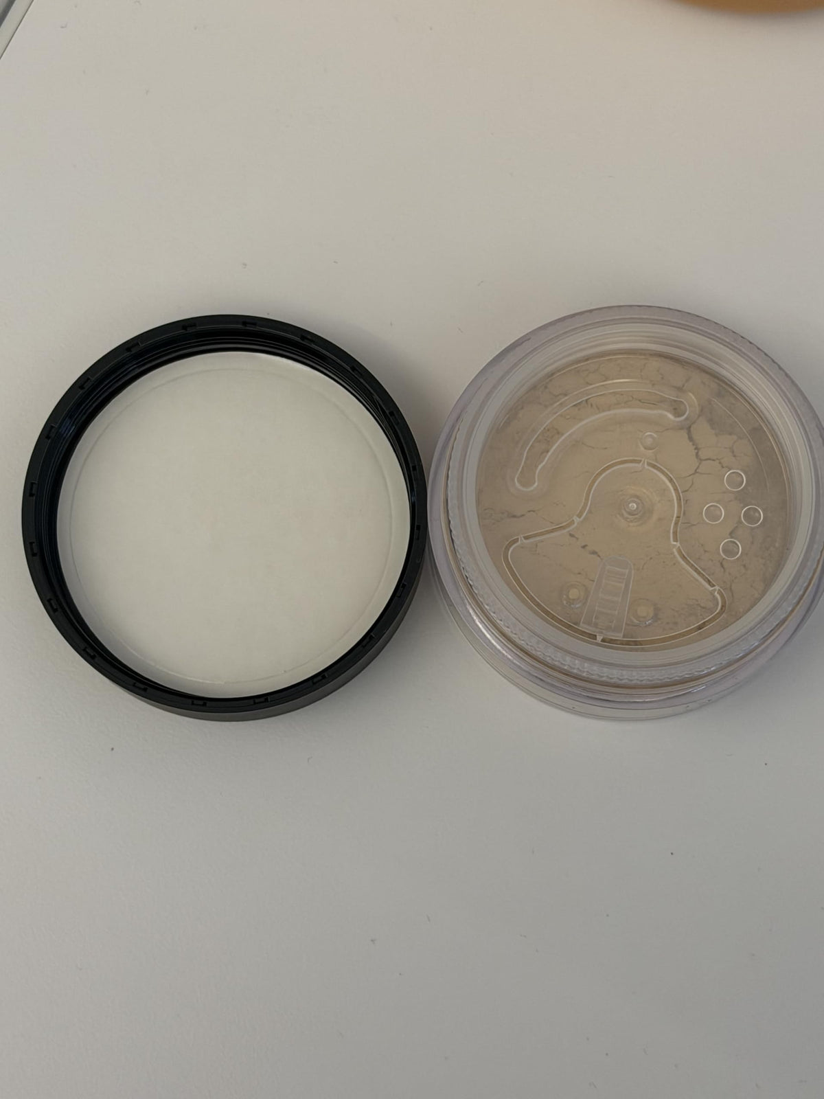 bareMinerals ORIGINAL MATTE Loose Foundation Fair 01 with other makeup
