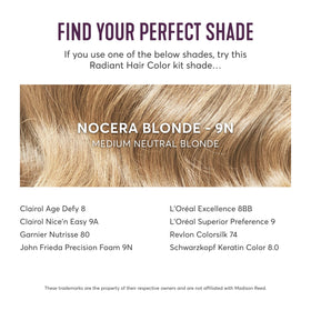 Barrier cream tube from Madison Reed Radiant Hair Color Kit
