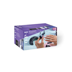 Base coat and no-wipe top coat included in OPI GELement Starter Kit