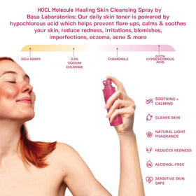BASE LABORATORIES Hypochlorous Acid Spray 4oz back view