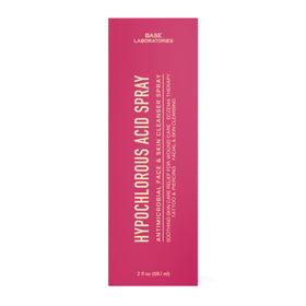 BASE LABORATORIES Hypochlorous Acid Spray 4oz in a travel bag