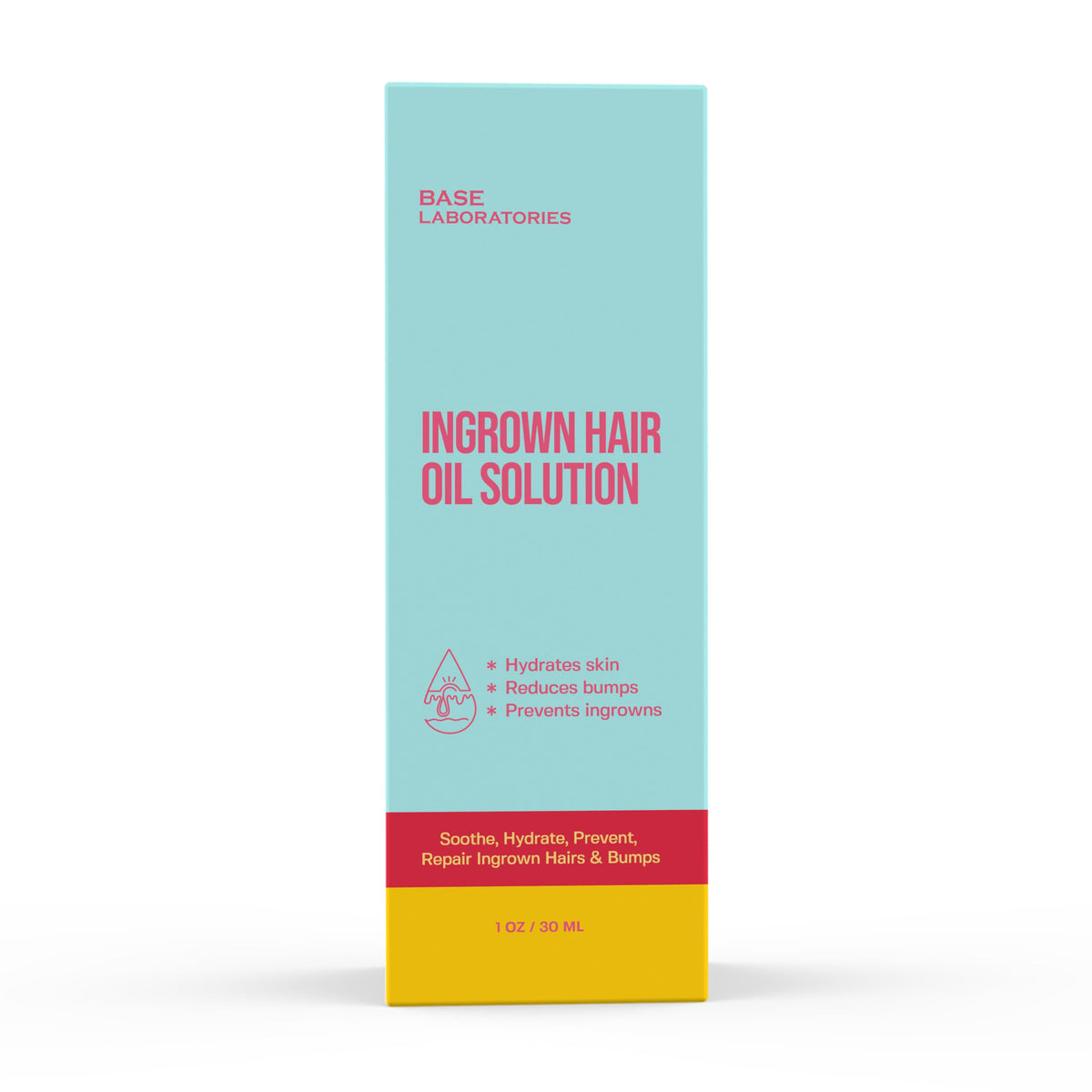 BASE LABORATORIES Ingrown Hair Oil 30mL with natural ingredients