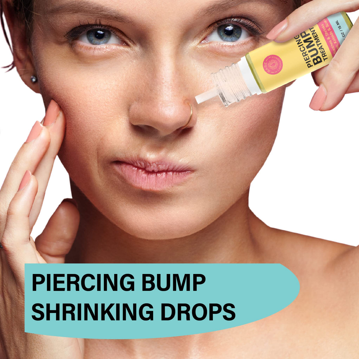 BASE LABORATORIES Piercing Aftercare Kit packaging on a clean surface